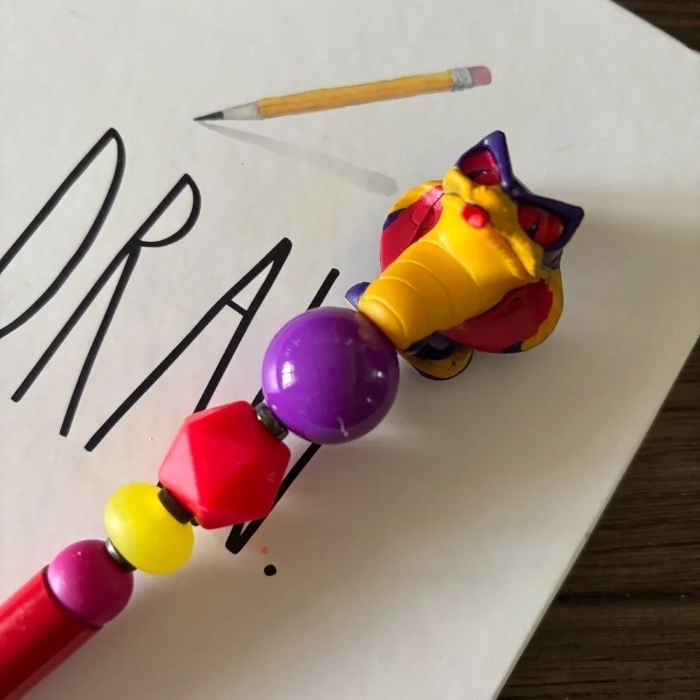Disney Doorables: Aladdin: Jafar as Snake handmade beaded pen